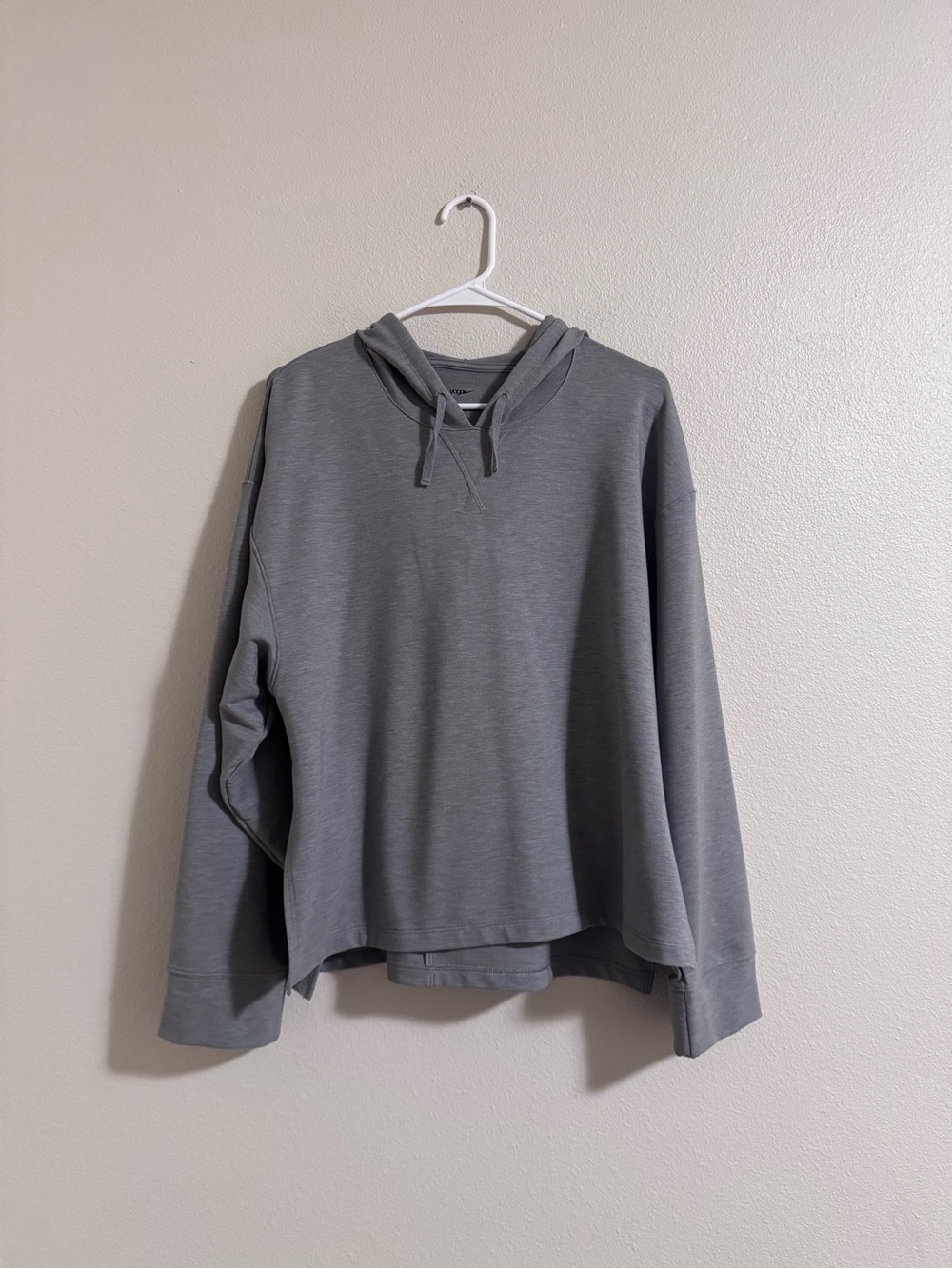 Nike Yoga Dri-FIT Light Gray Performance Top